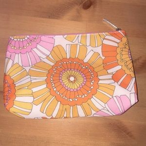 Clinique floral fabric bag
